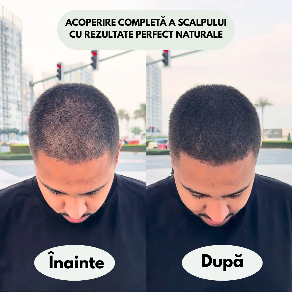 Pudră pentru linia părului, scalp si barbă