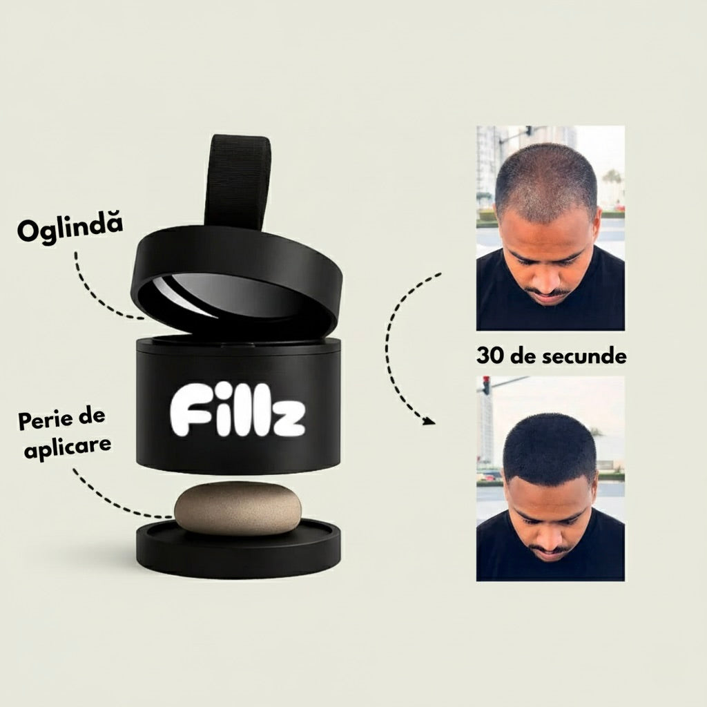 Pudră pentru linia părului, scalp si barbă