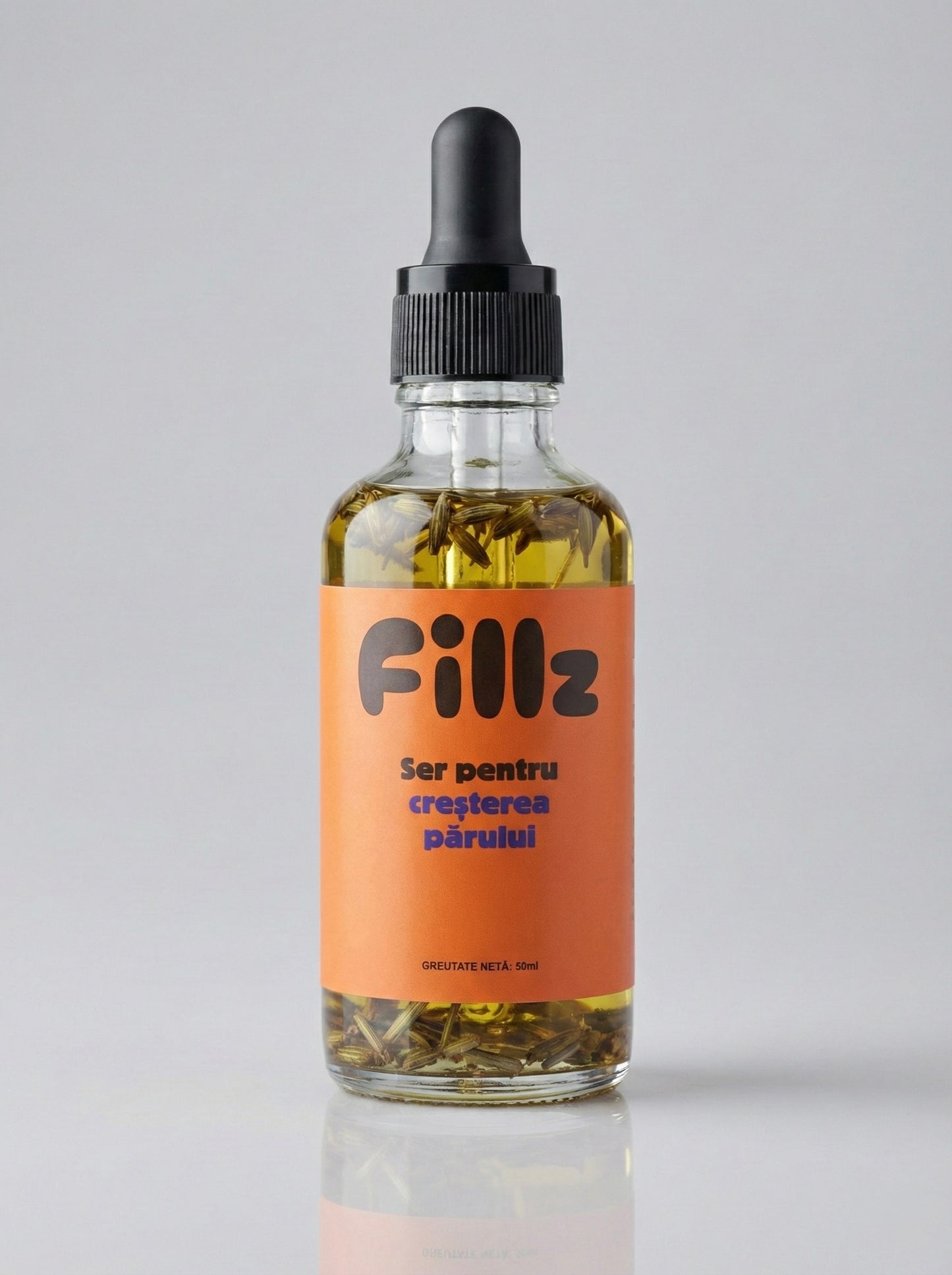 Ser pentru creșterea părului infuzat cu rozmarin